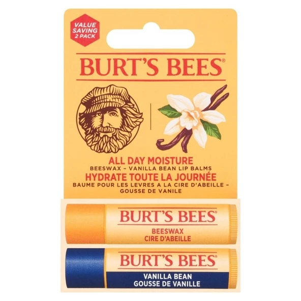 Burt's Bees İkili Dudak Nemlendirici Lipbalm Set