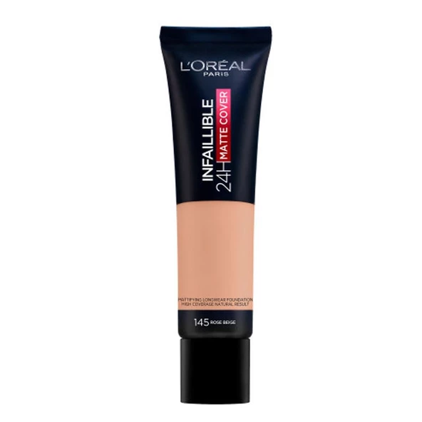 Loreal Paris Infaillible 24H Matte Yüksek Kapatıcı Fondöten No:145 Rose Beige 30ml