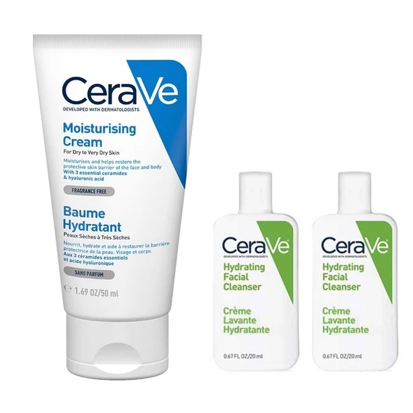 Cerave Nemlendiren Yüz Bakım Seti ürün görseli