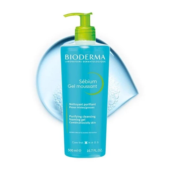 Bioderma Sebium Foaming Temizleme Jeli 500ml