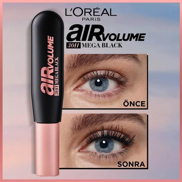 Loreal Paris Air Volume Mega Maskara Ekstra Siyah - 2