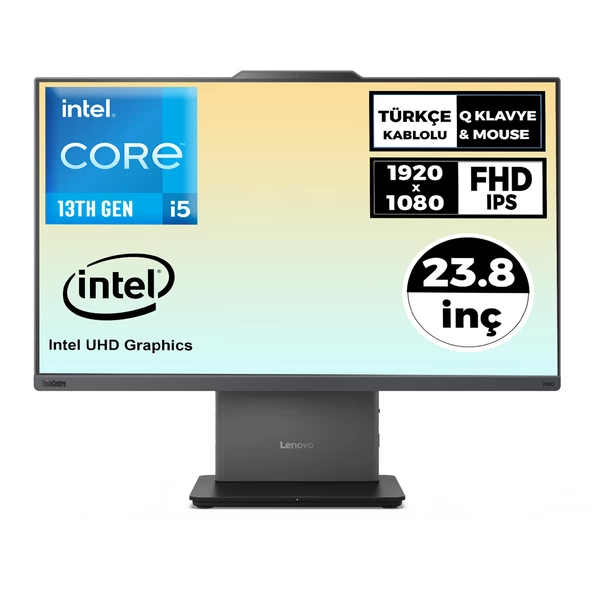 Lenovo ThinkCentre Neo 50A G5 i5-13620H 64GB 1TB SSD 23.8" FHD W11P All In One Pc 12SD001ATR 013