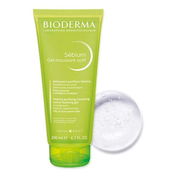 Bioderma Sebium Active Yoğun Arındırıcı Temizleme Jeli 200ml