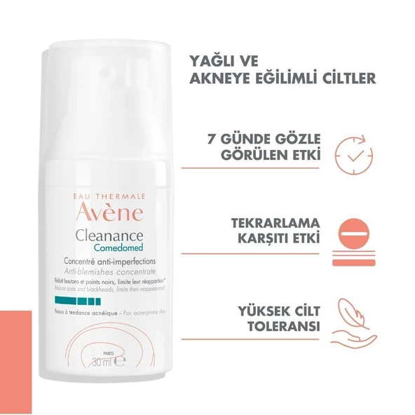 Avene Cleanance Comedomed Akne Eğilimli Ciltlere Özel Bakım Kremi 30ml - 3