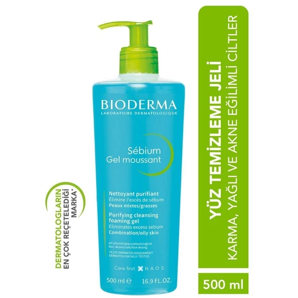 Bioderma Sebium Foaming Temizleme Jeli 500ml - 2