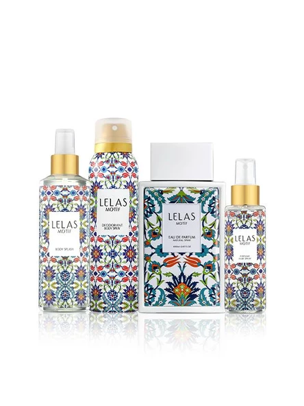 Lelas 1584 Motif Edp 85 ML 4'lü Unisex Özel Set Parfüm