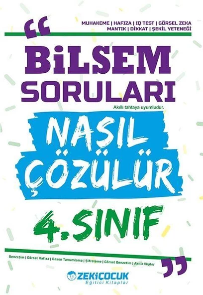 4. Sınıf Bilsem Soruları Nasıl Çözülür Zeki Çocuk Yayınları