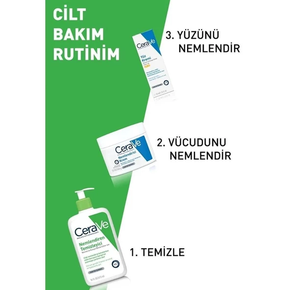 CeraVe Normal ve Kuru Ciltler için Nemlendiren Temizleyici 236ml - 5