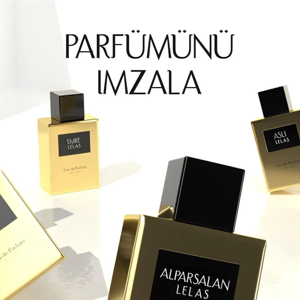 Lelas Prime KİŞİYE ÖZEL İSİMLİ & HEDİYE KUTULU YAZI YAZILAN KADIN ERKEK PARFÜMÜ ürün görseli