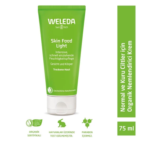 Weleda Skin Food Light Normal ve Kuru Ciltler İçin Nemlendirici ve Besleyici Organik Bakım Kremi 75ml