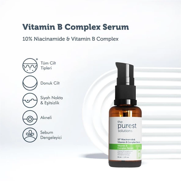 The Purest Solutions Vita-b Complex Niacinamide 10% Serum Bariyer Güçlenmeye Yardımcı - 3