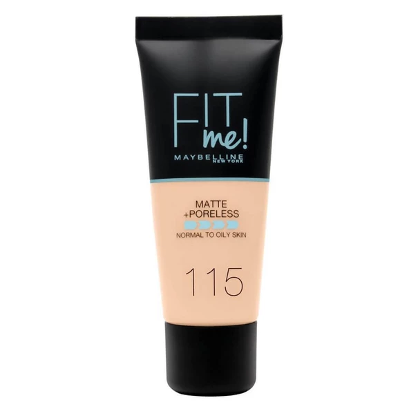 Maybelline Fit Me Matte+Poreless Fondöten No: 115 30ml