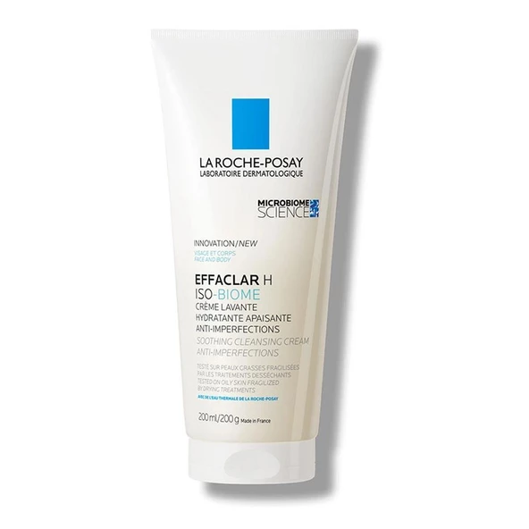 La Roche Posay Effaclar H Isobiome Kurutucu Bakım Alan Ciltlere Özel Lavant Temizleyici Krem 200ml - 2