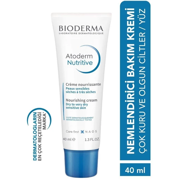 Bioderma Atoderm Nutrition Çok Kuru ve Olgun Ciltler için Nemlendirici Krem 40ml - 2