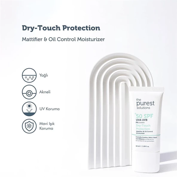 The Purest Solutions Yağlı Ciltler Için Mat Bitişli Güneş Kremi 50ml - 3