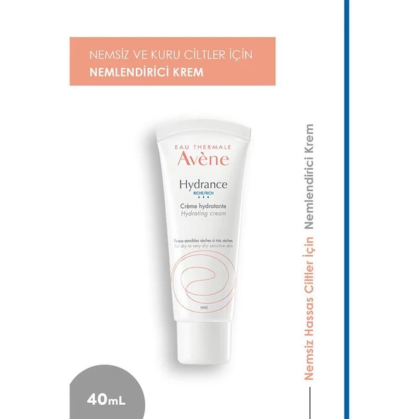 Avene Hydrance Riche Cream Kuru Ciltler için Nemlendirici Krem 40ml