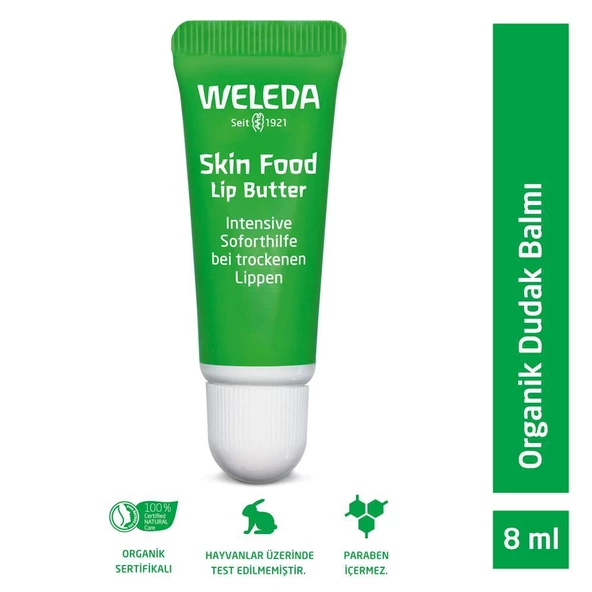 Weleda Skin Food Organik Besleyici Dudak Balmı 8ml