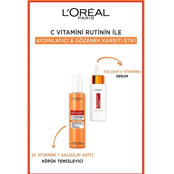 Loreal Paris Revitalift C Vitamini Salisilik Asit Aydınlatıcı Temizleme Jeli 150ml - 2