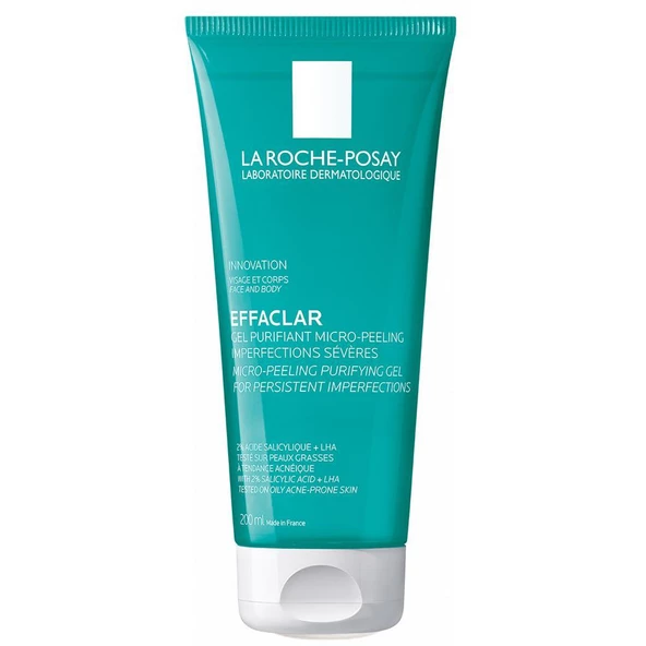 La Roche Posay Effaclar Mikro-Peeling Arındırıcı Vücut Temizleme Jeli 200ml - 3