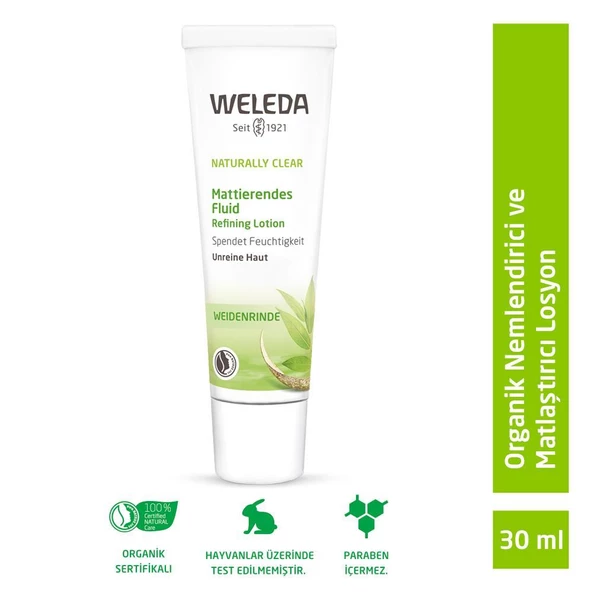 Weleda Naturally Clear Organik Nemlendirici ve Matlaştırıcı Losyon 30ml