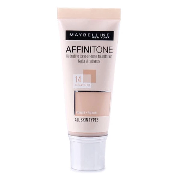 Maybelline New York Affinitone Fondöten 14 Creamy Beige