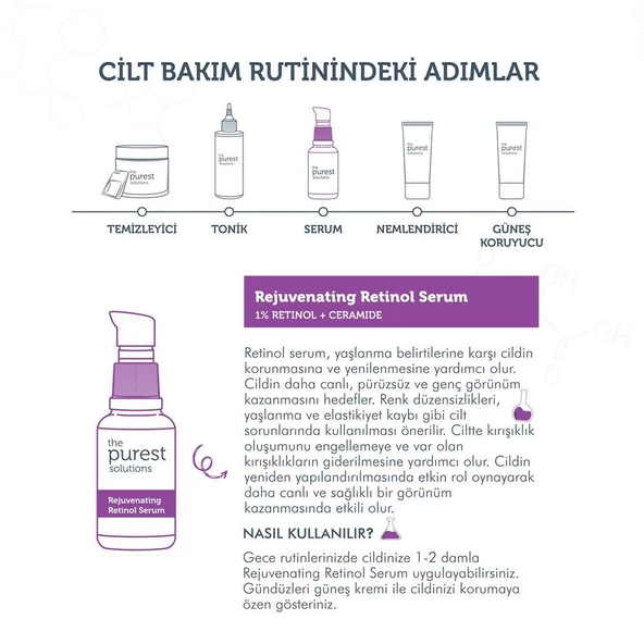 The Purest Solutions Vita-a Serum & Onarıcı & Besleyici Retinol Serum 30ml - 4