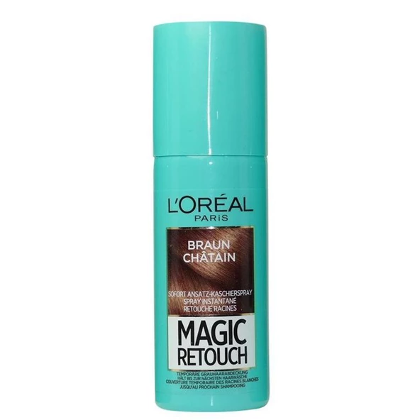 Loreal Paris Magic Retouch Beyazlar için Anında Kapatıcı Sprey - Kahverengi 75 ml