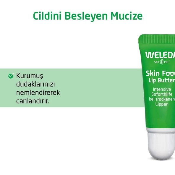 Weleda Skin Food Organik Besleyici Dudak Balmı 8ml - 2