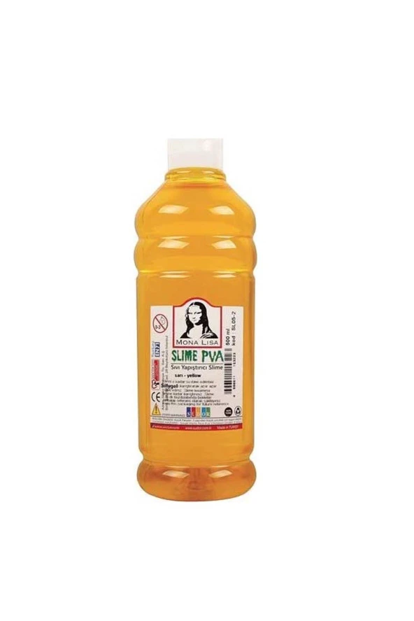 Monalisa Sıvı Yapıştırıcı Slime 500 ML Sarı Slaym