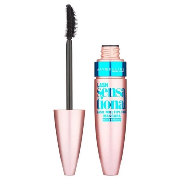 Maybelline Lash Sensational Yelpaze Etkili Waterproof Mascara - Siyah