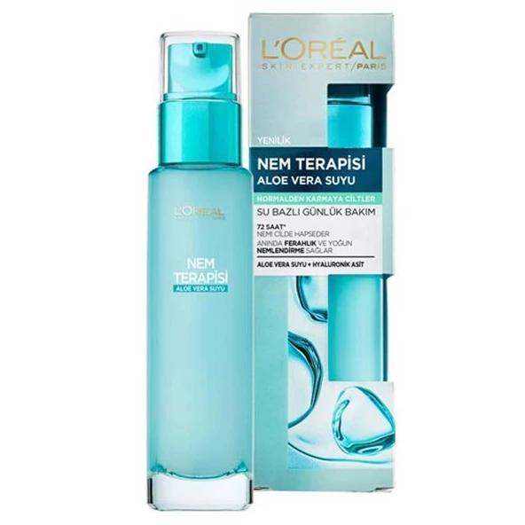 Loreal Paris Nem Terapisi - Normal ve Karma Ciltler için Aloe Vera Suyu 70 ml