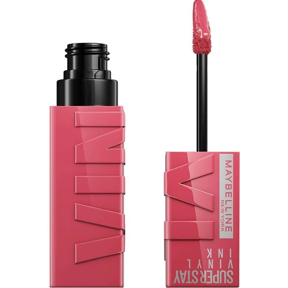 Maybelline New York Super Stay Vinyl Ink Likit Parlak Ruj 160 Sultry