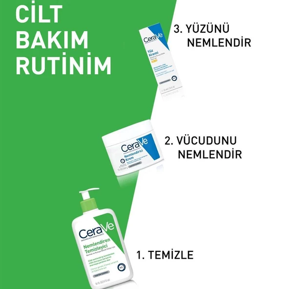 CeraVe Normal ve Kuru Ciltler için Nemlendiren Temizleyici 473ml - 7