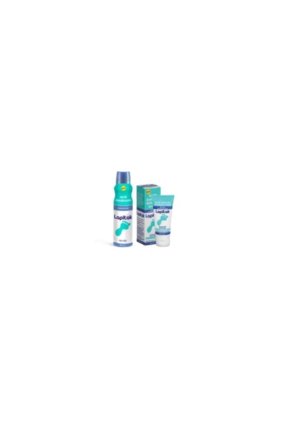 Lapitak Ayak Kokusu Önleyici Krem 60 ml + Ayak Deodorantı 150 ml  Set - 2
