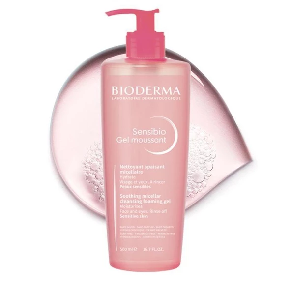 Bioderma Sensibio Foaming Gel Temizleme Jeli 500ml