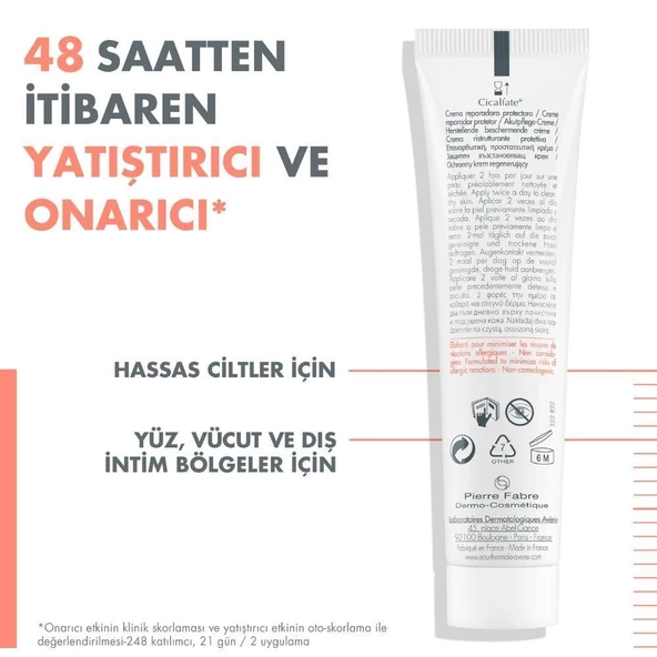 Avene Cicalfate Bariyer Onarıcı Krem 40ml - Resim 4
