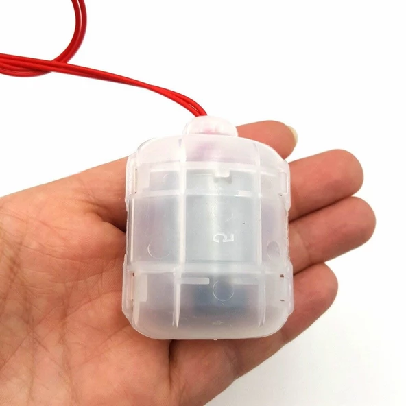 Titreşim Motoru 3V Plastik Kutulu  R260 Plastik Kutu Elektrikli Masaj Güzellik Makinesi Kurbağa Hayvan Yem Besleyici 4000Rpm - Resim 2