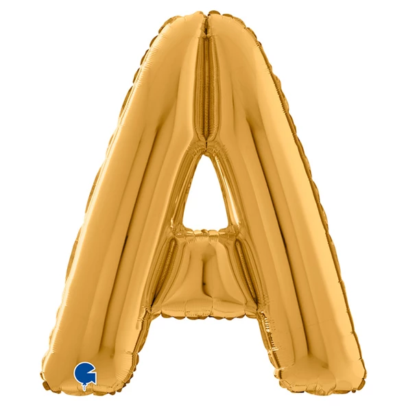 A Harf Grabo Altın Folyo Balon 66 cm ürün görseli