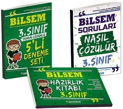 3. Sınıf BİLSEM Hazırlık Seti Zeki Çocuk Yayınları