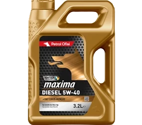 Petrol Ofisi Maxima Diesel 5W-40 3.2 litre Motor Yağı - 2023