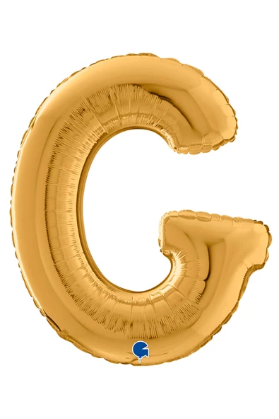 G Harf Grabo Altın Folyo Balon 66 cm - 3
