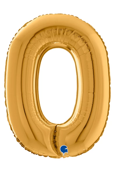 O Harf Grabo Altın Folyo Balon 66 cm - Resim 3