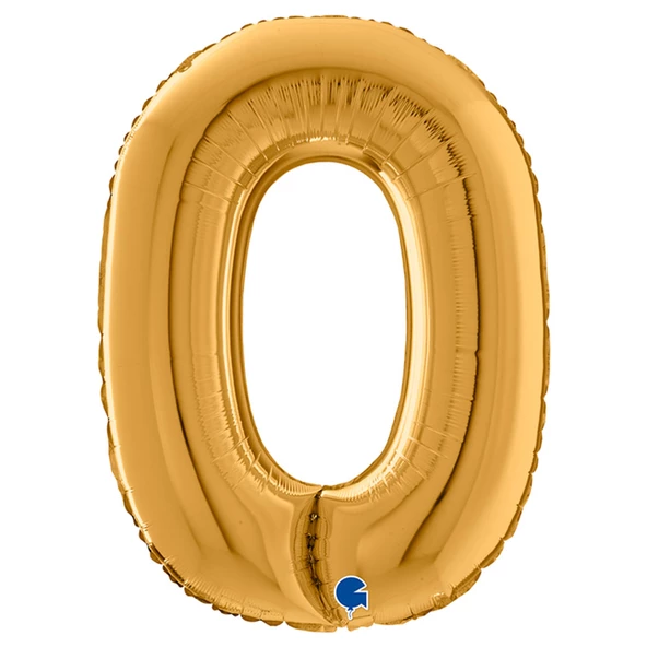 O Harf Grabo Altın Folyo Balon 66 cm ürün görseli