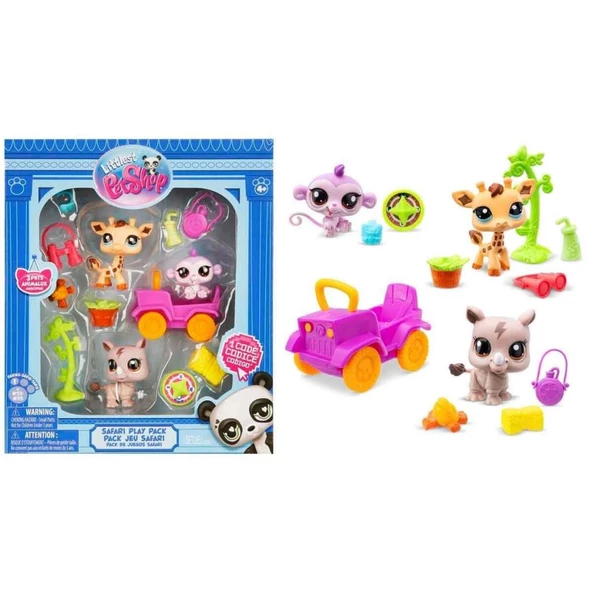 5240 Littlest Pet Shop Minişler Safari Oyun Seti S1 -Sunman