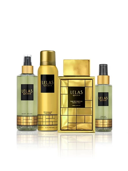Lelas 1583 Golden Edp 85 ML 4'lü Unisex Özel Set Parfüm ürün görseli