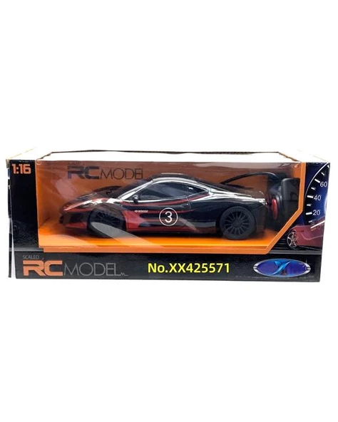 Ctoys Scaled Rc Model 27 Mhz Full Fonksiyonlu Uzaktan Kumandalı Ferrari Siyah Araba QX3688 6