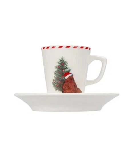 Porland Ruby Bear 2 Kişilik Kahve Takımı 80cc 04RAL003374 - Resim 2