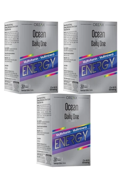 Ocean Daily One Energy 30 Tablet x 3 Adet ürün görseli