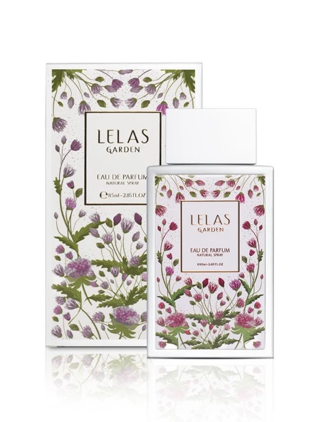 Lelas 822 Garden 85 ML EDP – Aromatik Çiçeksi Unisex Parfüm - 4