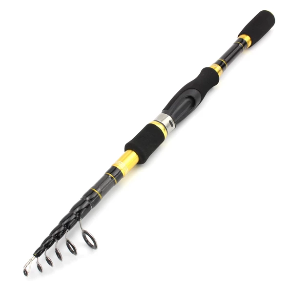 1Adet Teleskobik Spin Olta Kamışı 2.10 cm 7 -28  Gr. Atarlı Lrf Kamışı Olta Kamışı - 2